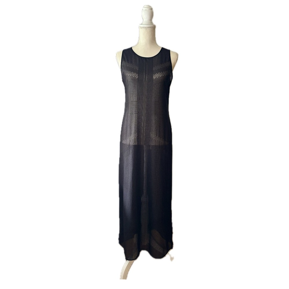 Mesh Sleeveless Long Dress Uniqlo × Mame Kurogouchi